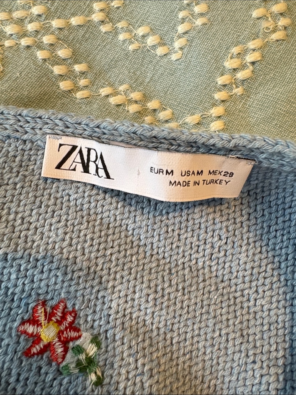 Zara knit cottagecore halter top - Picture 2 of 7